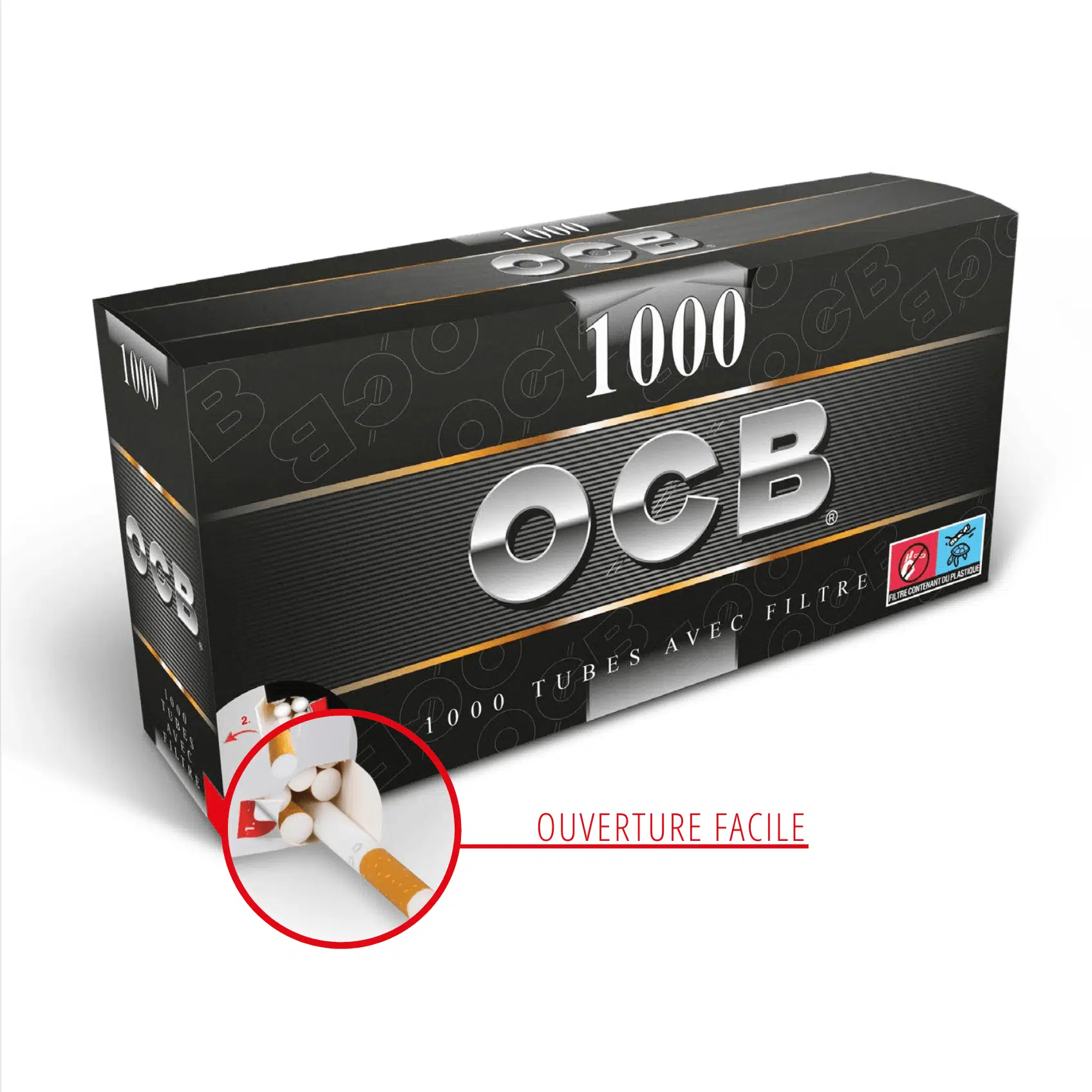 1000 Tubes Cigarettes OCB – Image 2