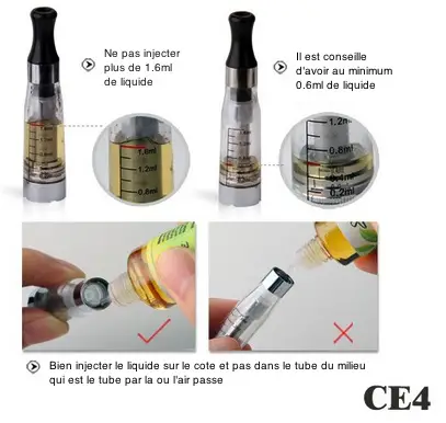 Comment remplir une cigarette electronique