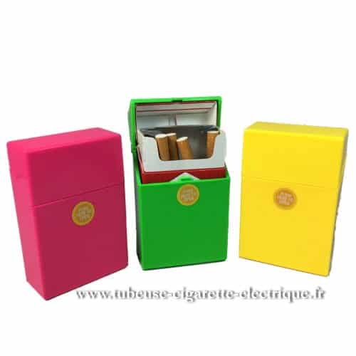 boite de cigarettes boîte à 100mm couleur unie mix Avant que vos cigarettes ne partent en fumée Lot de 3 boîtes à