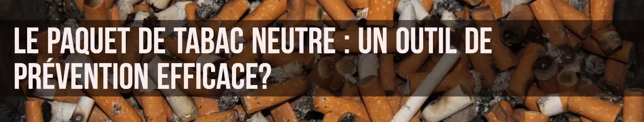 couvre paquet neutre