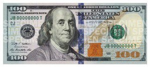 papier a rouler 100 dollars