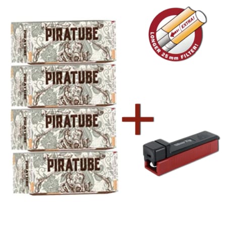 1200 Tubes Piratube EXTRA + Tubeuse Silver Tip Boy