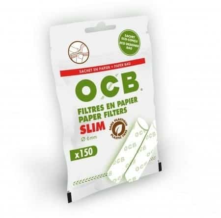 filtre papier ocb slim biodegradable