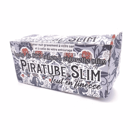 ‎[Boite écrasée] 500 Tubes Slim Piratube (6.5mm)