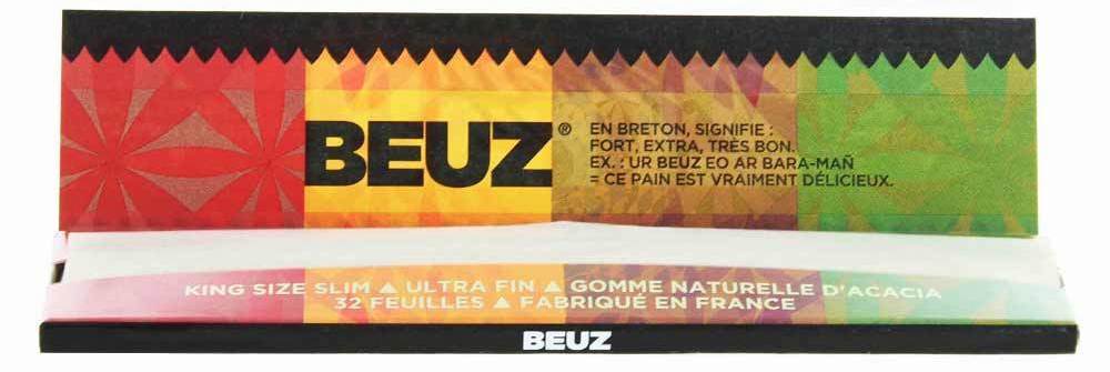 paquet de feuilles à rouler beuz hemp slim