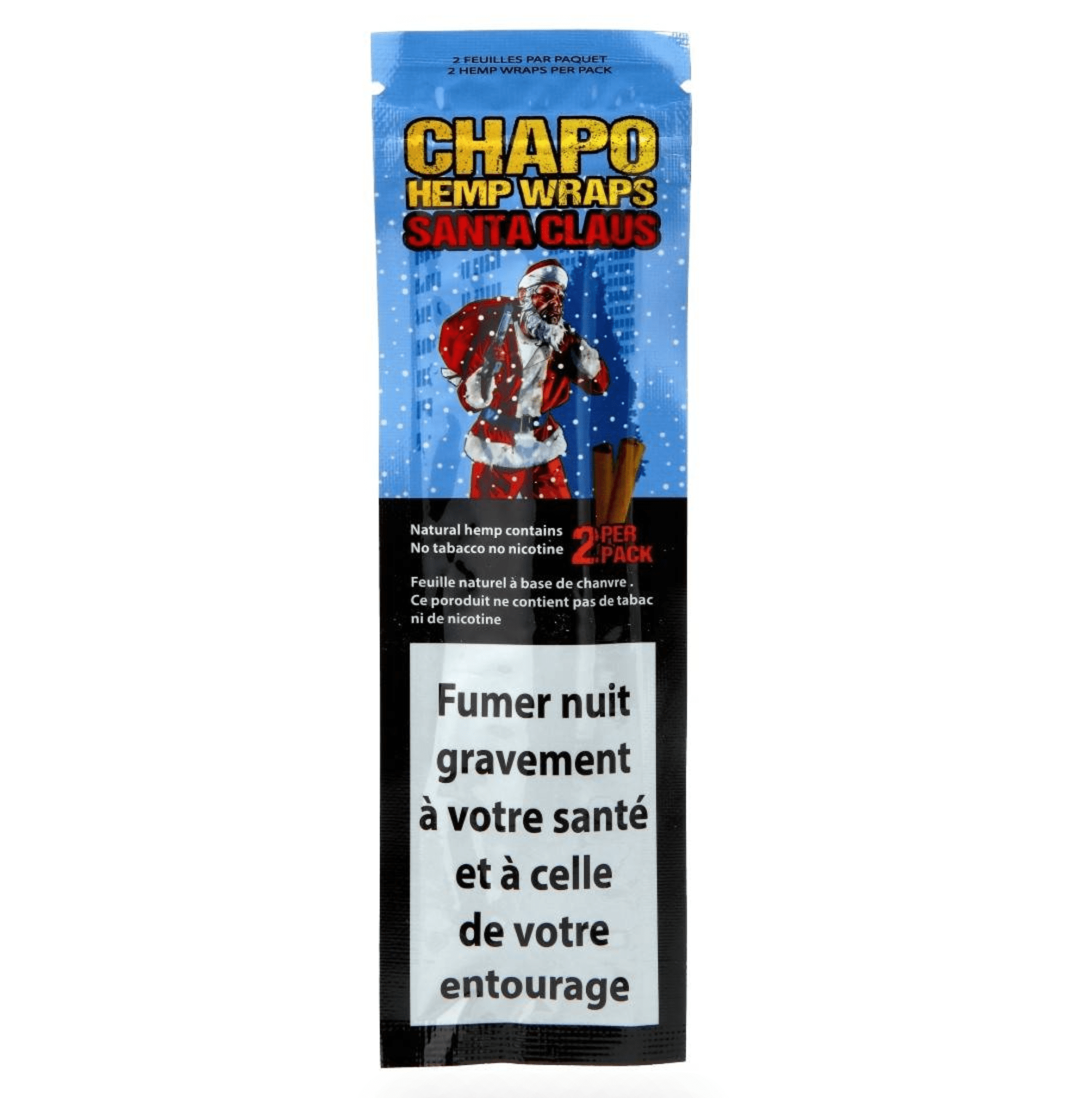 feuille blunt sans tabac chapo cola santa clauss