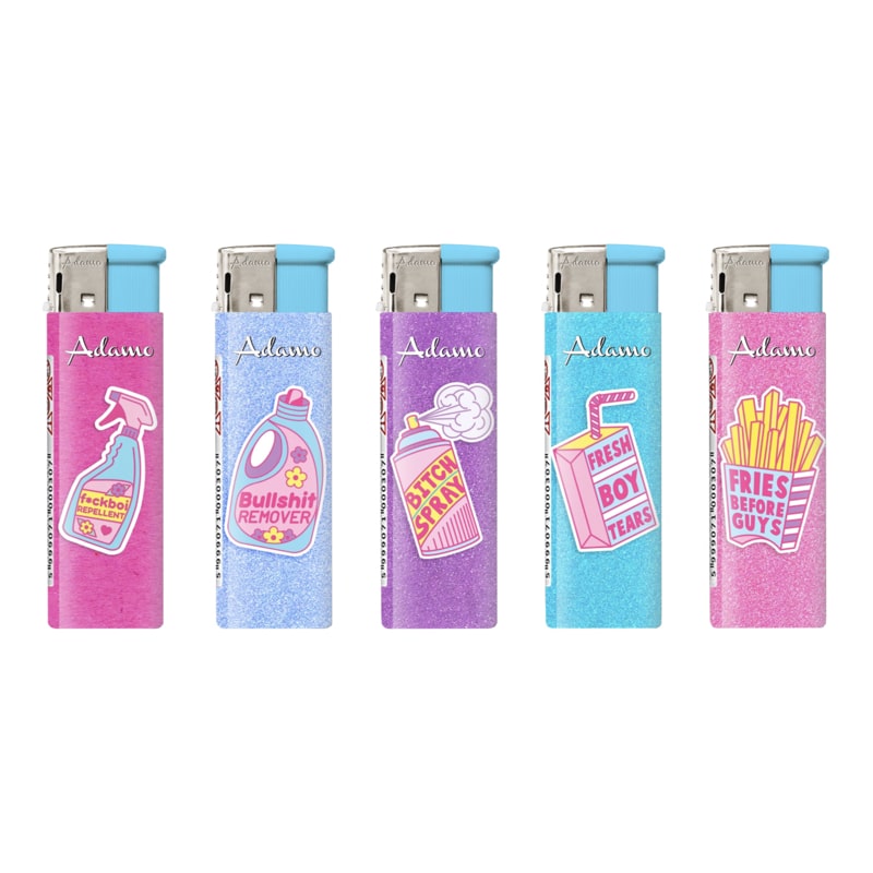 briquet électronique avec des slogan pour les ados