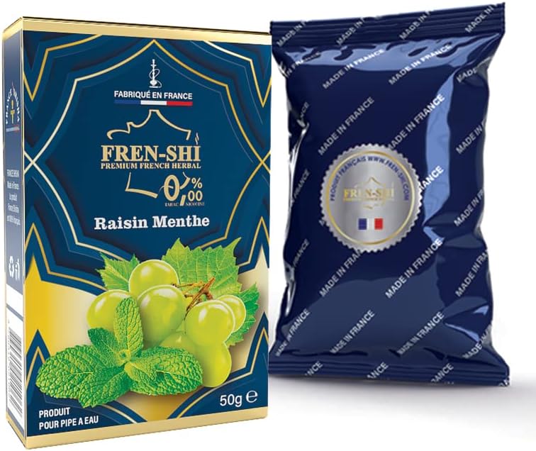 Gout Chicha Fren-Shi Raisin Menthe 50g
