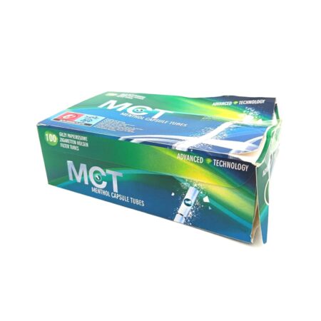[Boite écrasée] 100 Tubes MCT Menthol (Bille menthe)