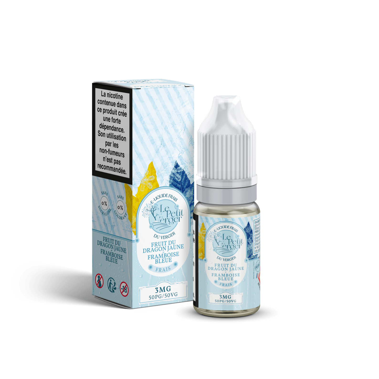 E-Liquide Le Petit Verger Frais Fruit du Dragon Jaune Framboise Bleue
