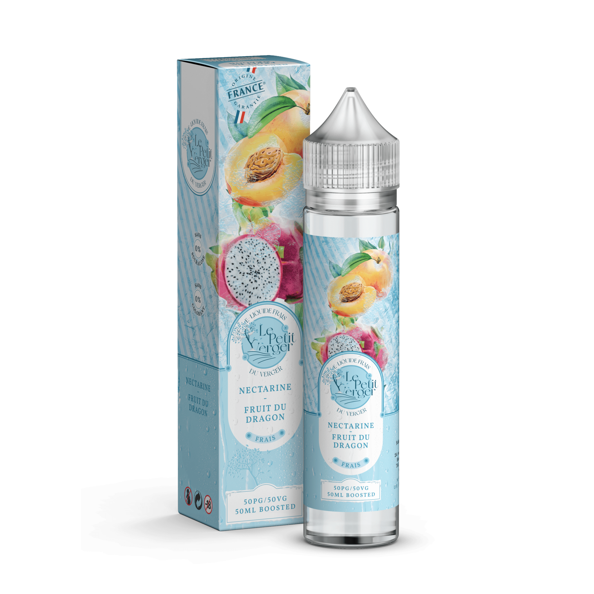 E-Liquide Nectarine Fruit du dragon Le Petit verger Frais 50ml
