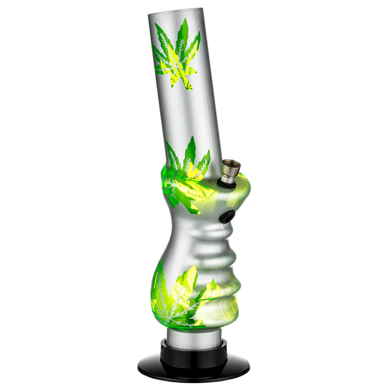 Bang Acrylique Silver Green Leaf 32cm