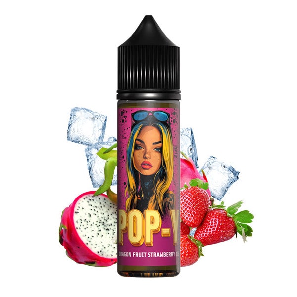 E-Liquide POP-Y Dragon Fruit Strawberry Ice 50ml