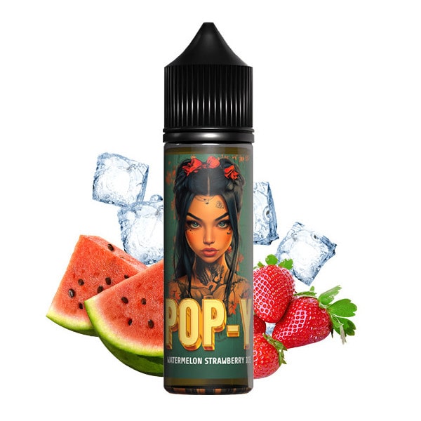 E-Liquide POP-Y Watermelon Strawberry Ice 50ml