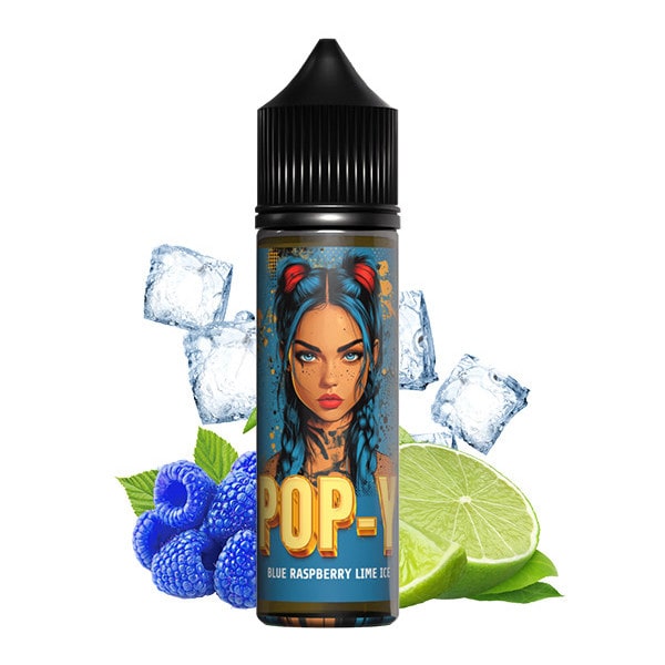 E-Liquide POP-Y Blueberry Raspberry Lime Ice 50ml