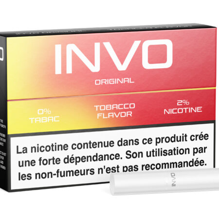 Paquet 20 Sticks Invo Original Tobacco 2% Nicotine (Compatible IQOS, LIL SOLID, UWOO et NEXONE)