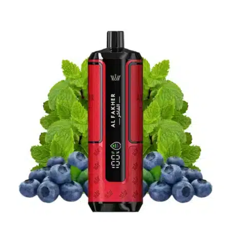 Puff Al Fakher Hyper Max 25k 0,6% – Blueberry Mint (100% légale)