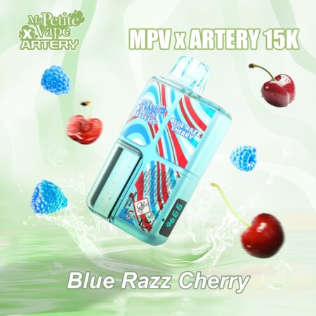 X Artery 15000 Puff Ma Petite Vape Blue Razz Cherry 2% Nicotine (100% Légale)