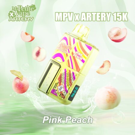 X Artery 15000 Puff Ma Petite Vape Pink Peach 2% Nicotine (100% Légale)