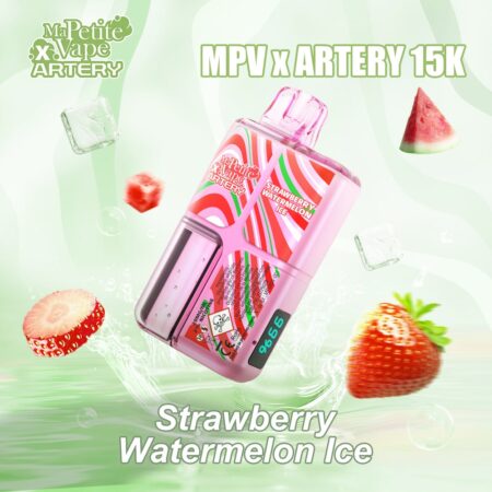 X Artery 15000 Puff Ma Petite Vape Strawberry Watermelon Ice 2% Nicotine (100% Légale)