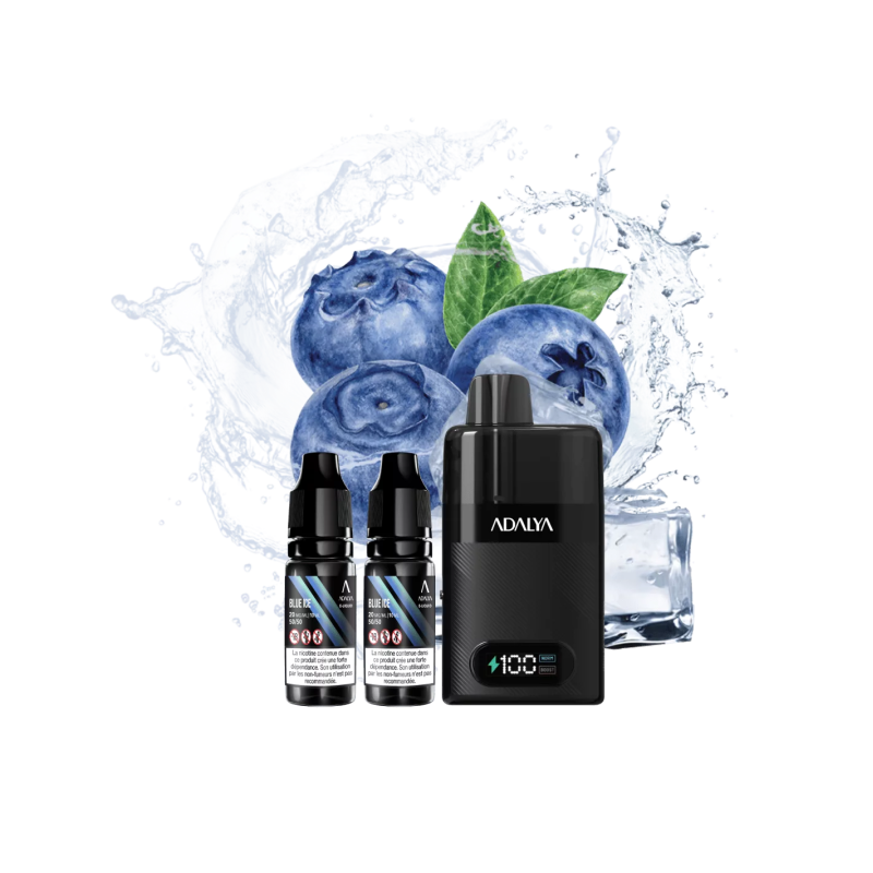 Puff Adalya Levo 30k 2% Nicotine (100% légale) - Blue ice