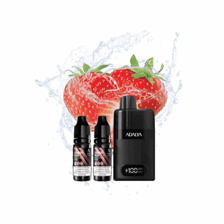 Puff Adalya Levo 30k 2% Nicotine (100% légale) - Strawberry Splash