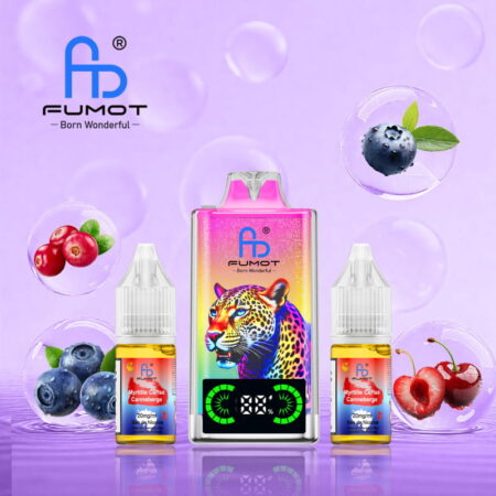Fumot Leopard 40k Puffs Blueberry Cherry Cranberry 2% Nicotine (100% légale)