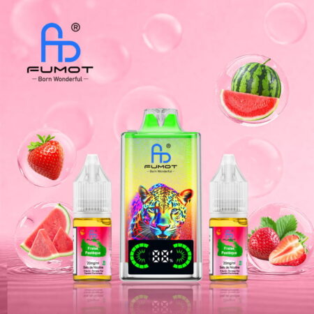 Fumot Leopard 40k Puffs Strawberry Watermelon 2% Nicotine (100% légale)