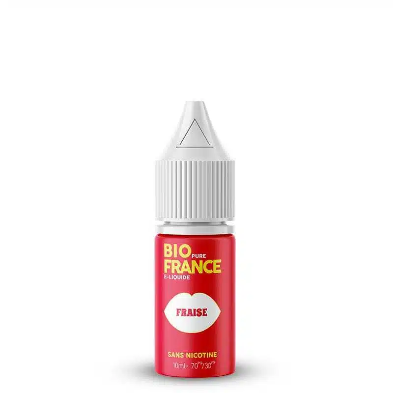 E-Liquide Fraise Bio Pure France 10ml