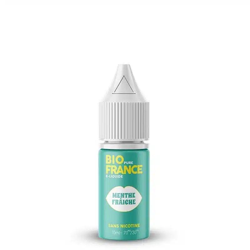 E-Liquide Menthe Fraîche Bio Pure France 10ml