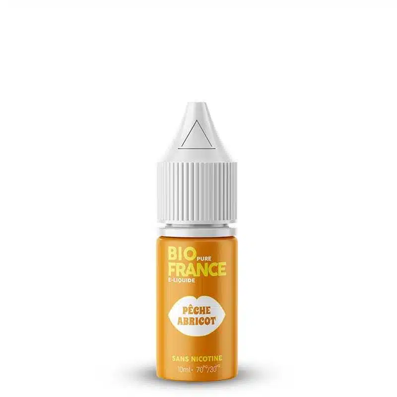 E-Liquide Pêche Abricot Bio Pure France 10ml