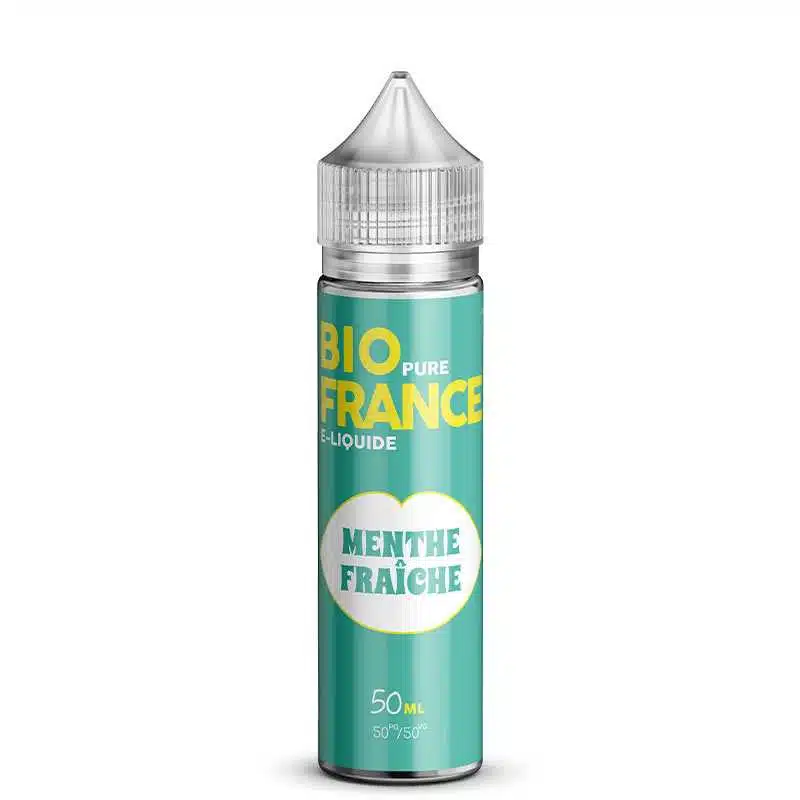 E-Liquide Menthe Fraîche Bio Pure France 50ml