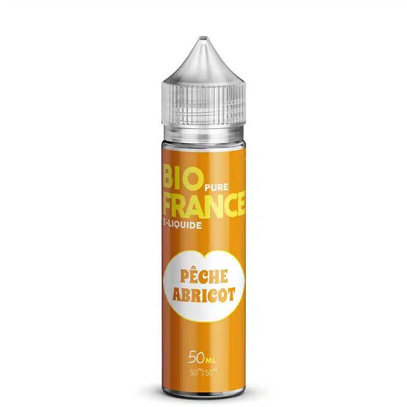 E-Liquide Pêche Abricot Bio Pure France 50ml