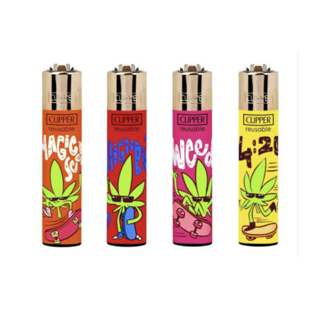 4 x Briquet Clipper Weed Bross