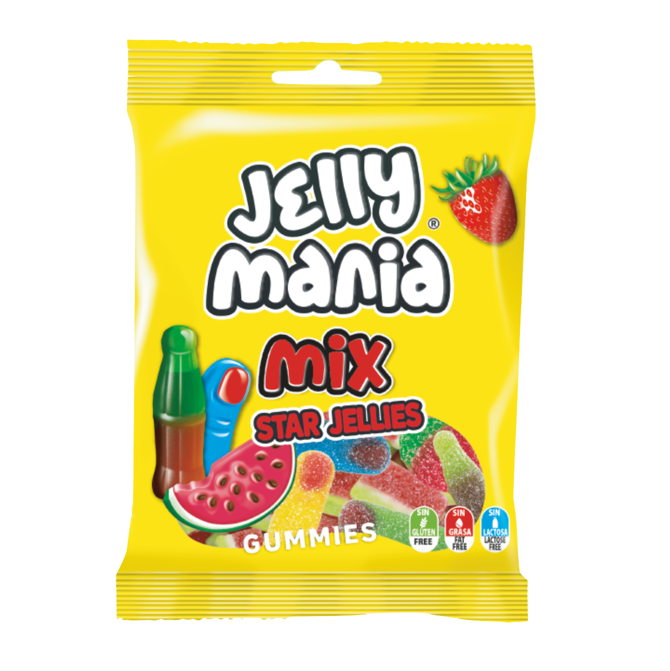 Bonbon Jelly Mania Star Jellies Mix (18 sachets de 100g)