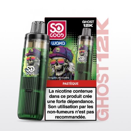 Puff So Good Ghost 12k Pastèque 18mg Nicotine (100% légale)