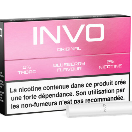 Paquet 20 Sticks Invo Original Blueberry 2% Nicotine (Compatible IQOS, LIL SOLID, UWOO et NEXONE)