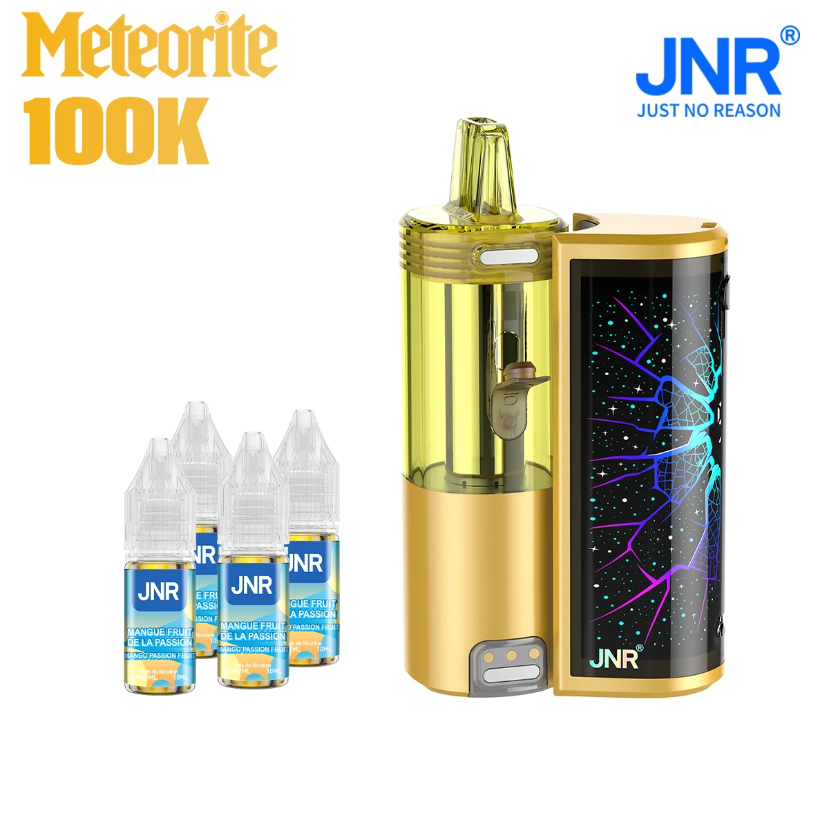 Puff JNR Météorite 100k Mango Passion Fruit (100% légale)