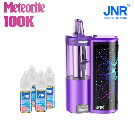 Puff JNR Météorite 100k Cherry Ice 2% Nicotine (100% légale)