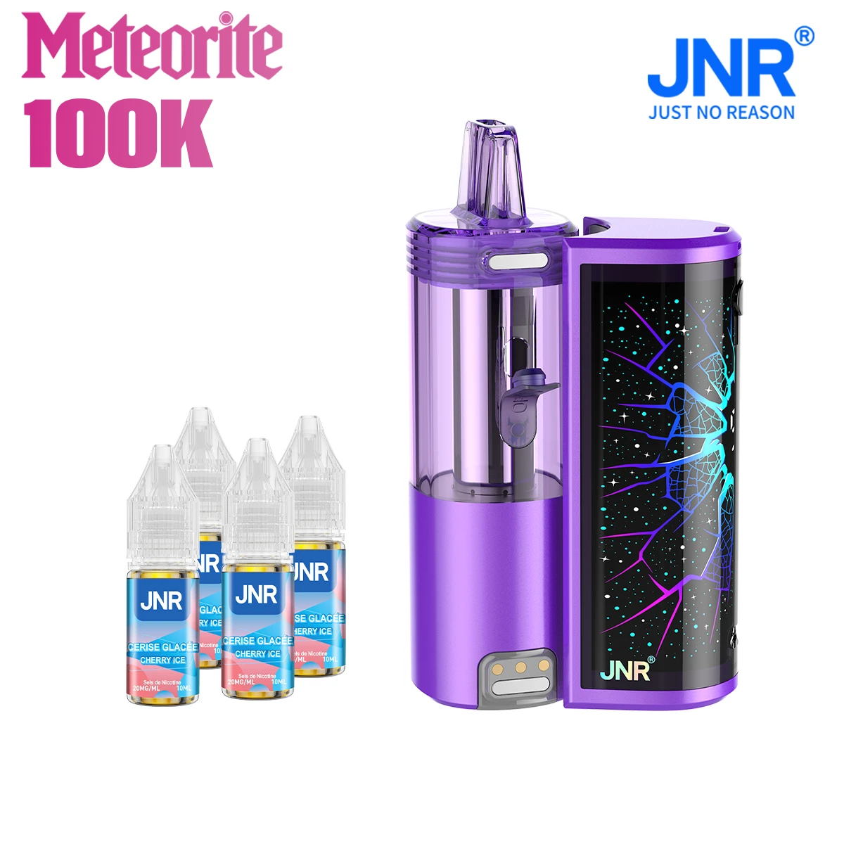 Puff JNR Météorite 100k Cherry Ice (100% légale)