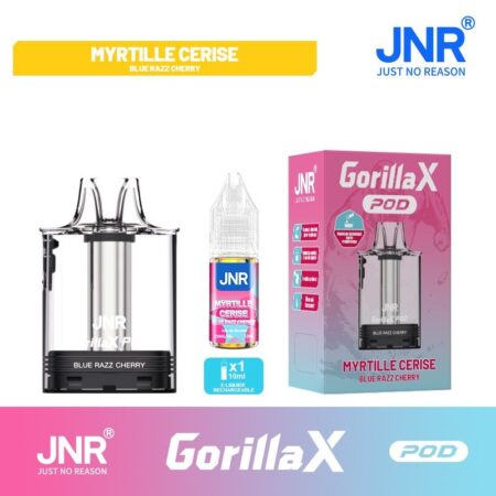 Cartouche Gorilla X + 1x10ml - 20mg - JNR (Saveur : Blue Razz Cherry)