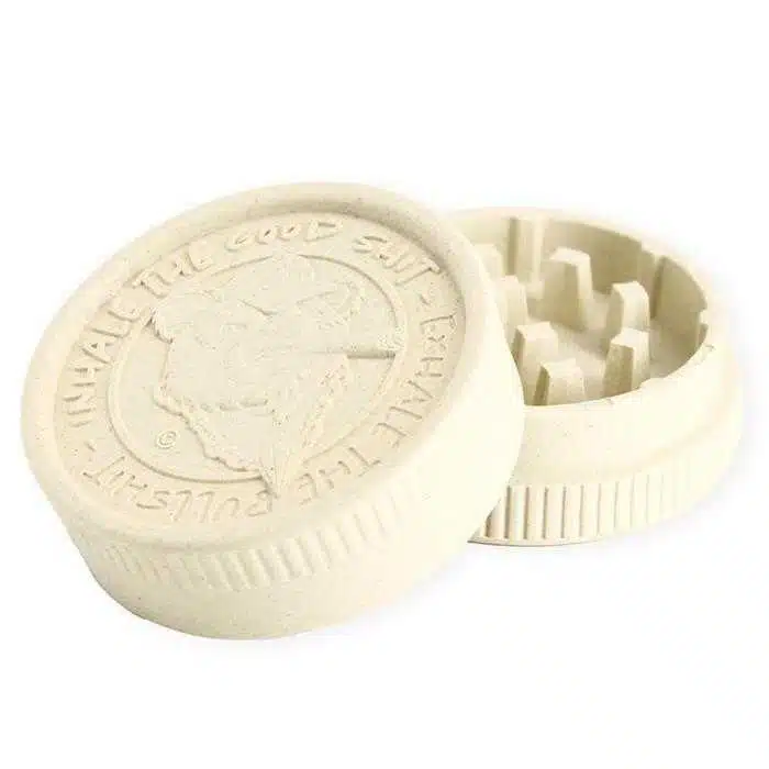 Grinder Eco Blanc 50mm 2 parties (Matériaux végétaux)