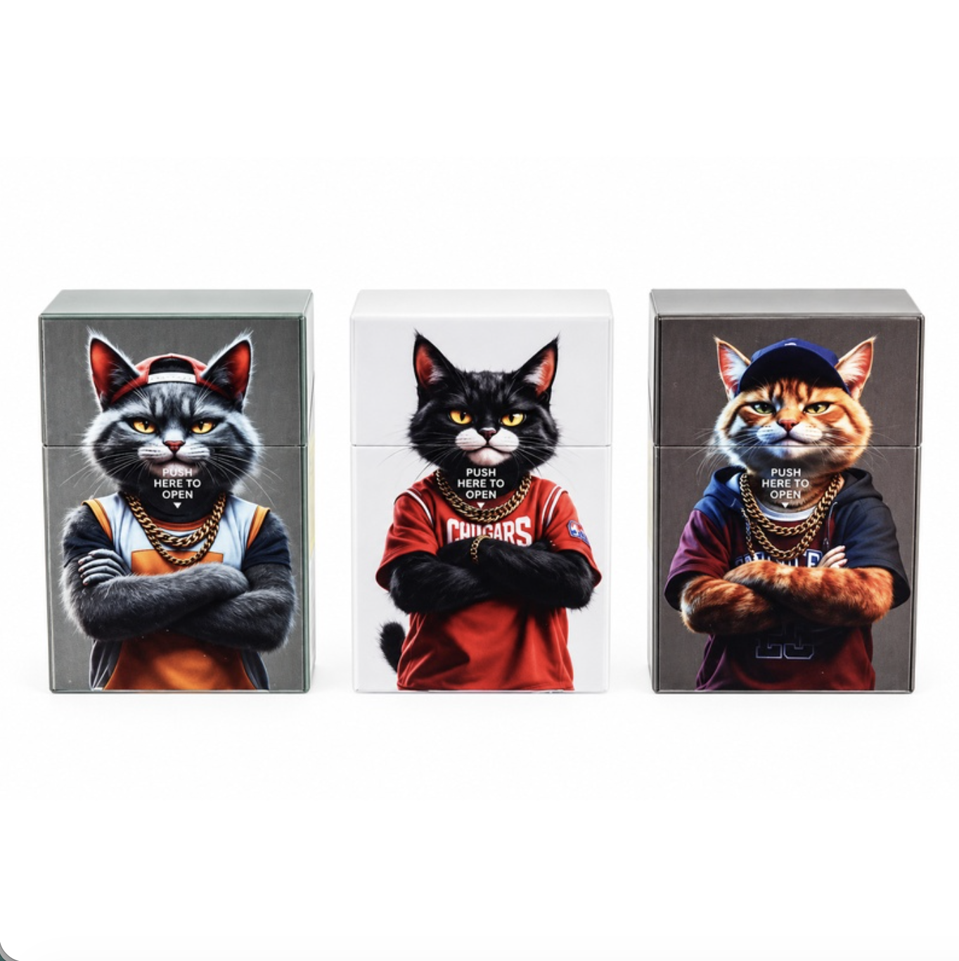 Boite à cigarette Street Cats (Lot de 3 boites)