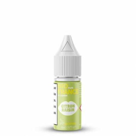 E-Liquide Citron Raisin Bio Pure France 10ml