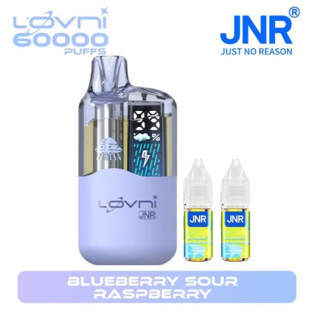 Puff JNR l'Ovni 60k Blueberry Sour Raspberry 2% Nicotine (100% légale)