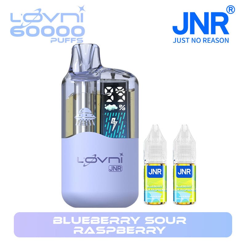 Puff JNR l'Ovni 60k Blueberry Sour Raspberry 2% Nicotine (100% légale)