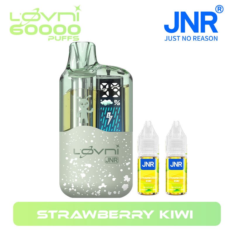 Puff JNR l'Ovni 60k Strawberry Kiwi 2% Nicotine (100% légale)