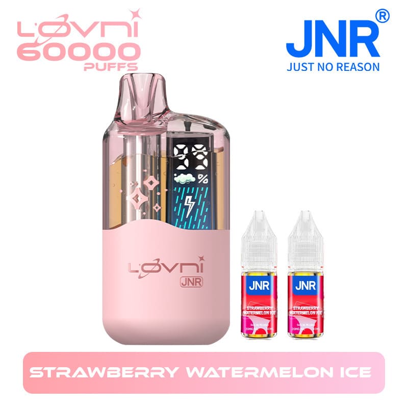 Puff JNR l'Ovni 60k Strawberry Watermelon Ice 2% Nicotine (100% légale)